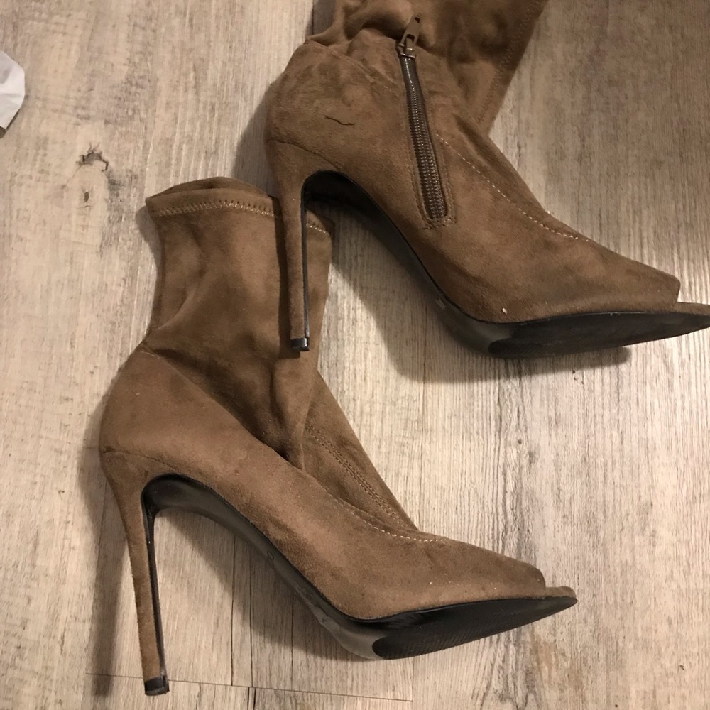 Aldo Peep Toe Ankle Boots
